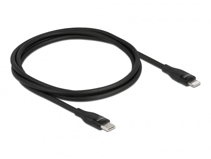 DeLOCK Daten- & Ladekabel – USB-C auf Lightning 1 m, MFi zertifiziert, 27 W – für iPhone/iPad