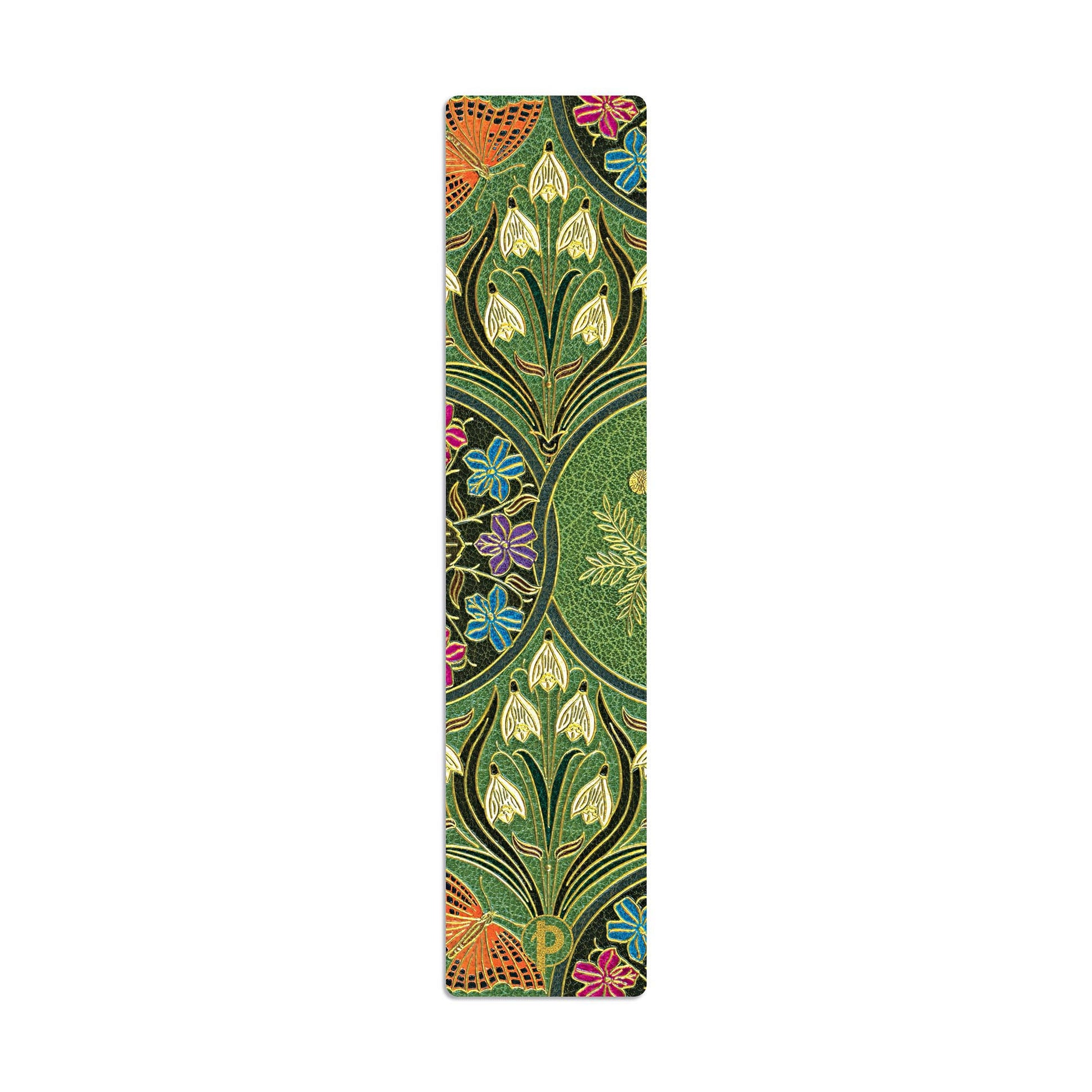 Paperblanks PA8154-8 – Lesezeichen, hart, Papier, Blühende Poesie, 40 × 185 mm, 1er Set