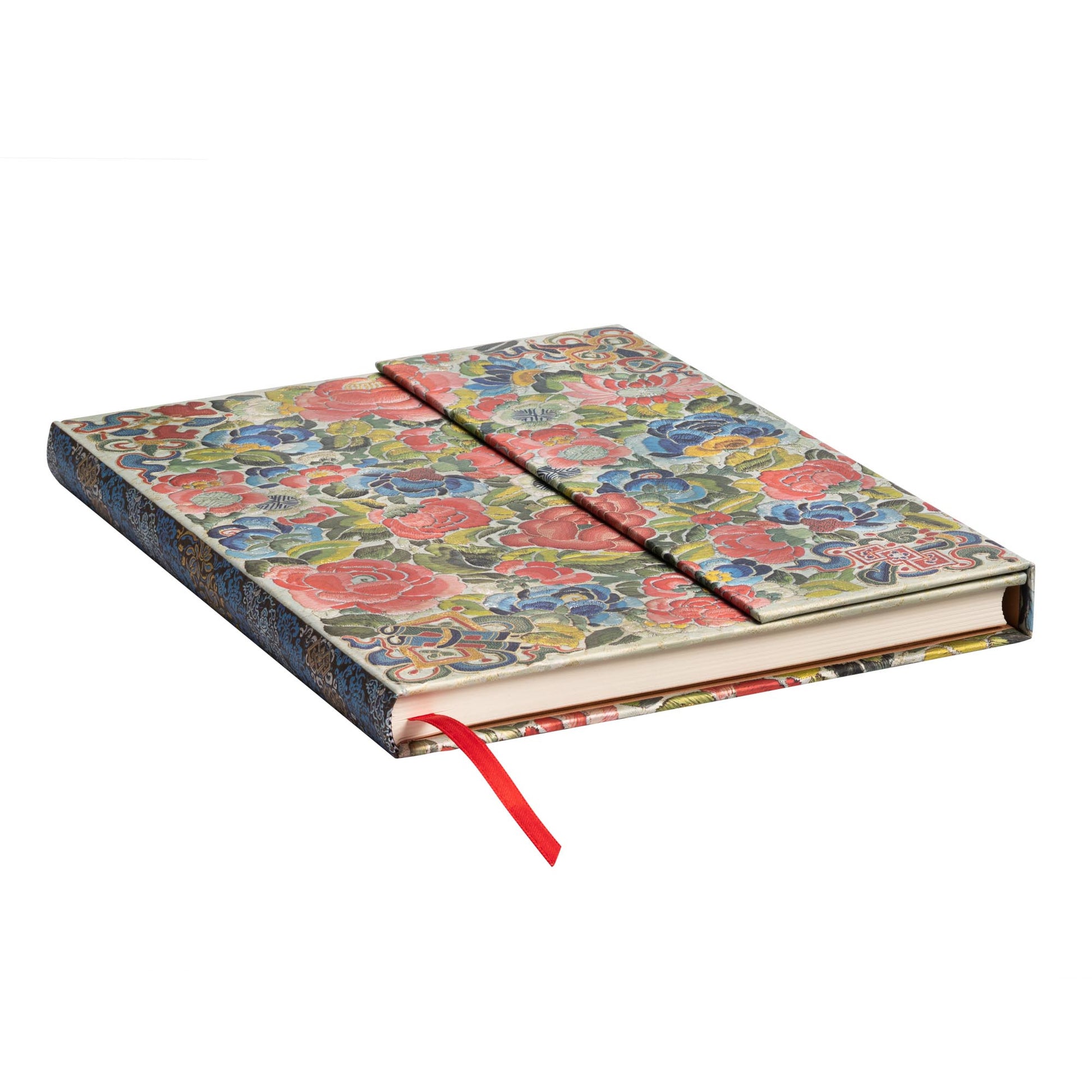 Paperblanks Notizbuch – 180 × 230 mm – blanko – 144 Seiten – 120 g/m² – Hardcover, Lesezeichen, mehrfarbig