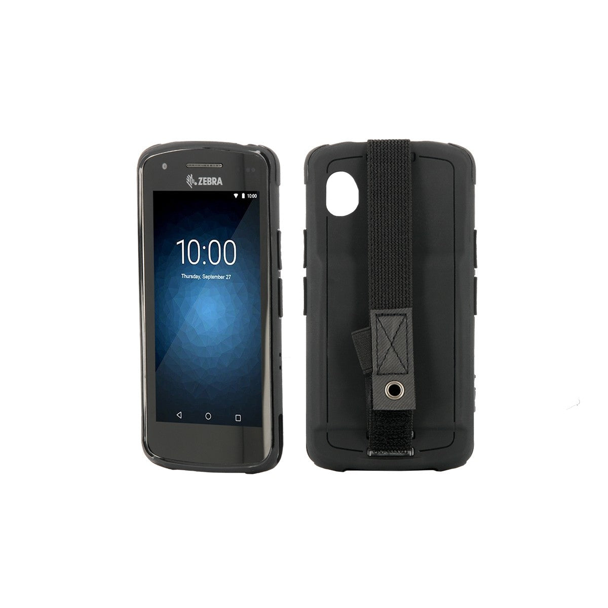 Mobilis PROTECH Starter Pack Backcover – für Zebra EC50/EC55, Schwarz, mit Handschlaufe