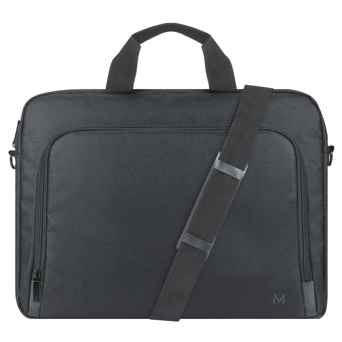Mobilis The One Notebook-Tasche bis 16" – 30% recyceltes Polyester (GRS), wasserfest – Schwarz