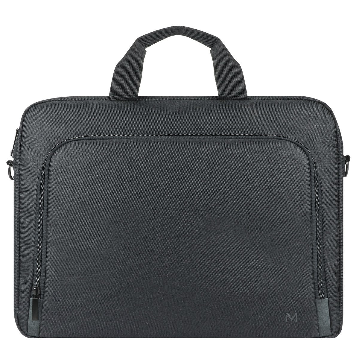 Mobilis The One Notebook-Tasche bis 16" – 30% recyceltes Polyester (GRS), wasserfest – Schwarz