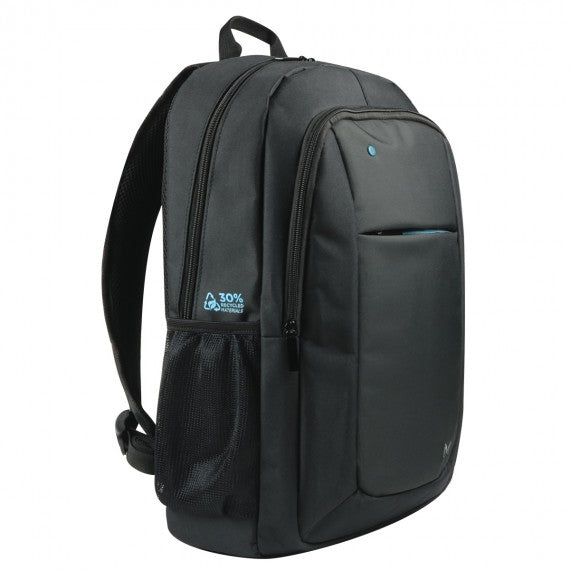 Mobilis THEONE – Notebook-Rucksack – für 14–15,6"-Notebook, rPET (30% recycelt), blau, Reissverschluss