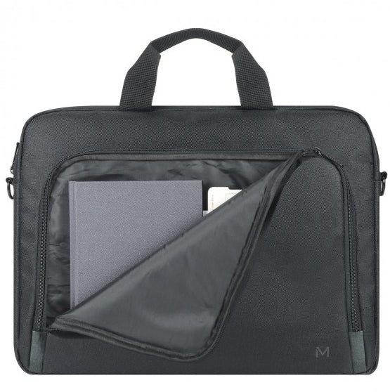 Mobilis Notebook-Tasche bis 14" – 30% recycelt, GRS – Schwarz