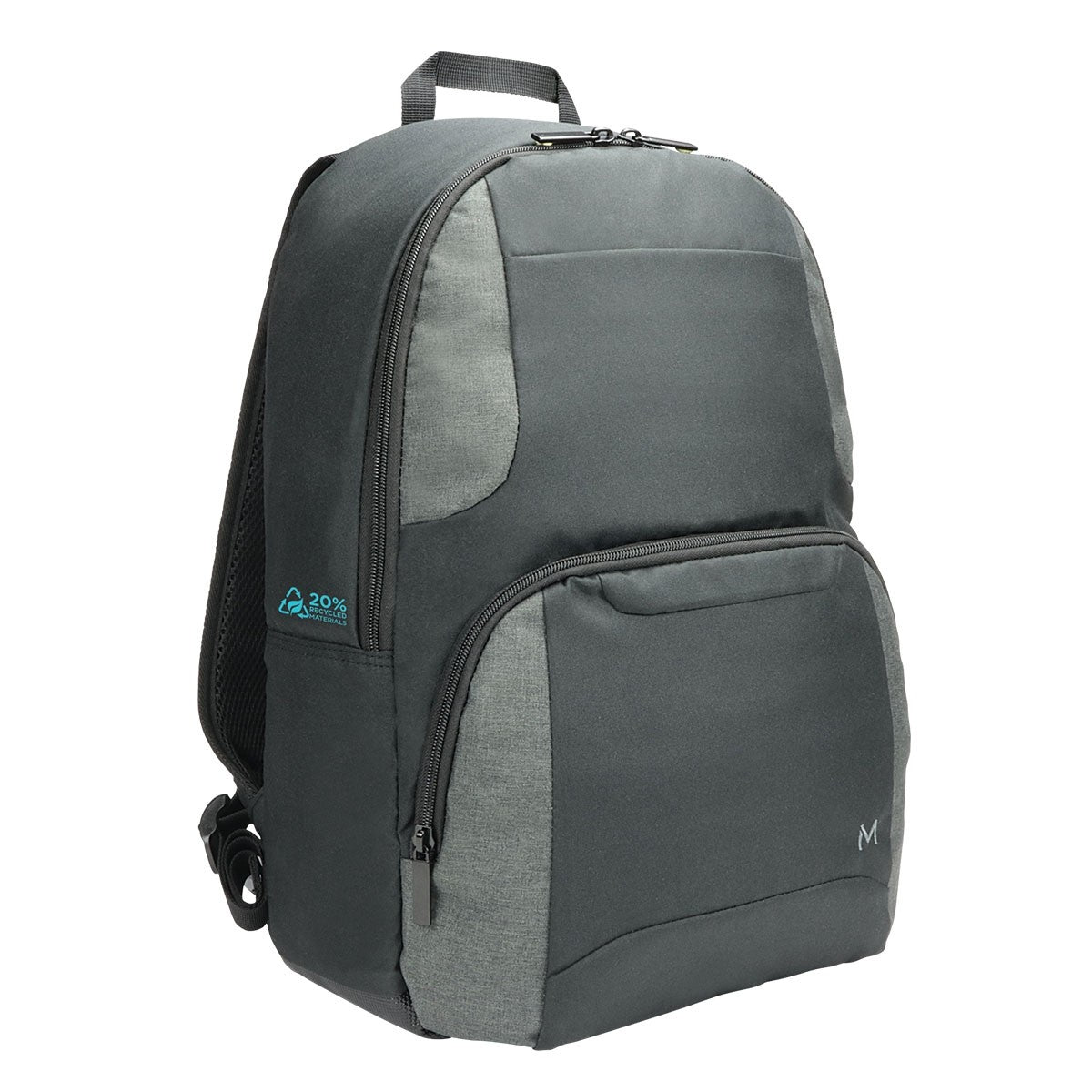 Mobilis Notebook-Rucksack bis 15,6" – wasserdicht, 19 l – Grau