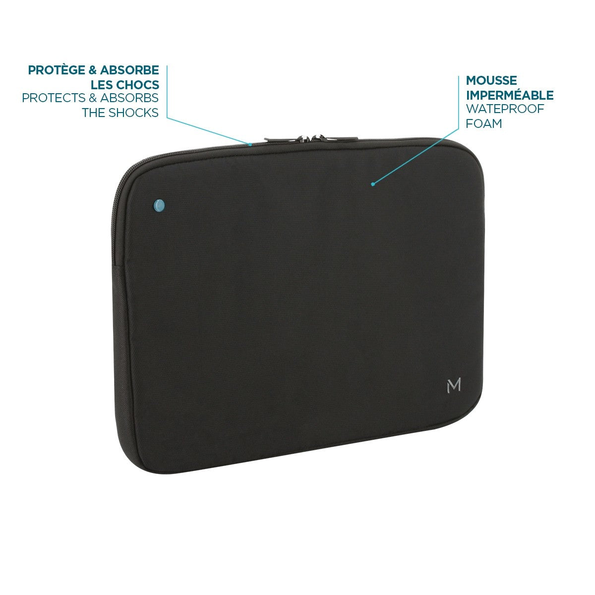 Mobilis Notebook-Schutzhülle für MacBook Air und MacBook Pro 13,3" – Schwarz