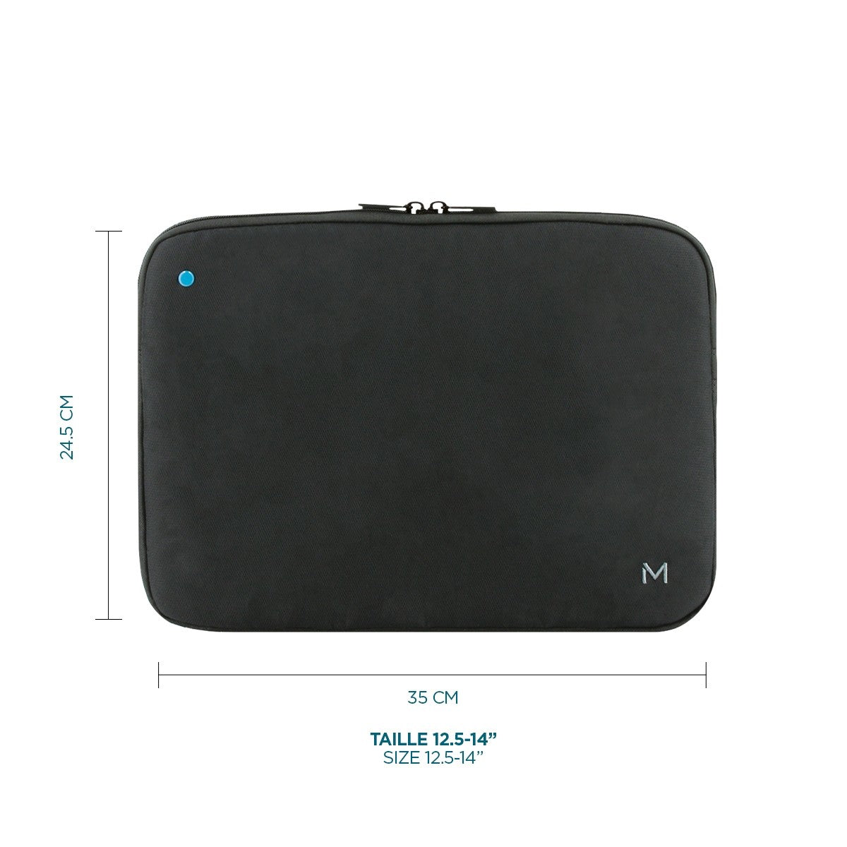 Mobilis Notebook-Schutzhülle für MacBook Air und MacBook Pro 13,3" – Schwarz