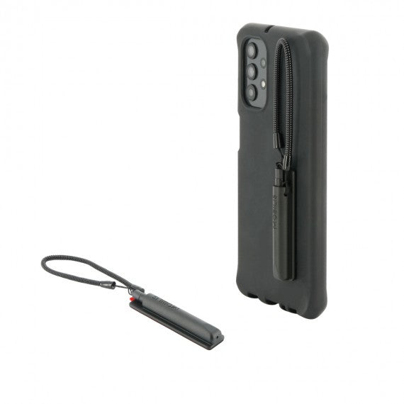 Mobilis 001080 – Spezial-Zubehör, einziehbarer Stifthalter, aufklebbar, für Smartphones, 10er Pack, Schwarz