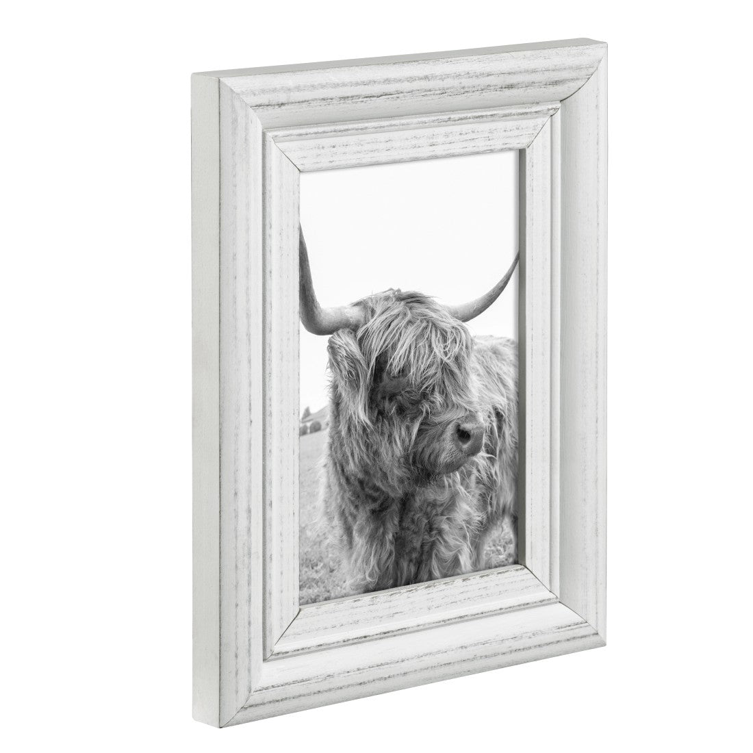 Hama Bilderrahmen – für 10 × 15 cm – Holz & Glas, Weiss