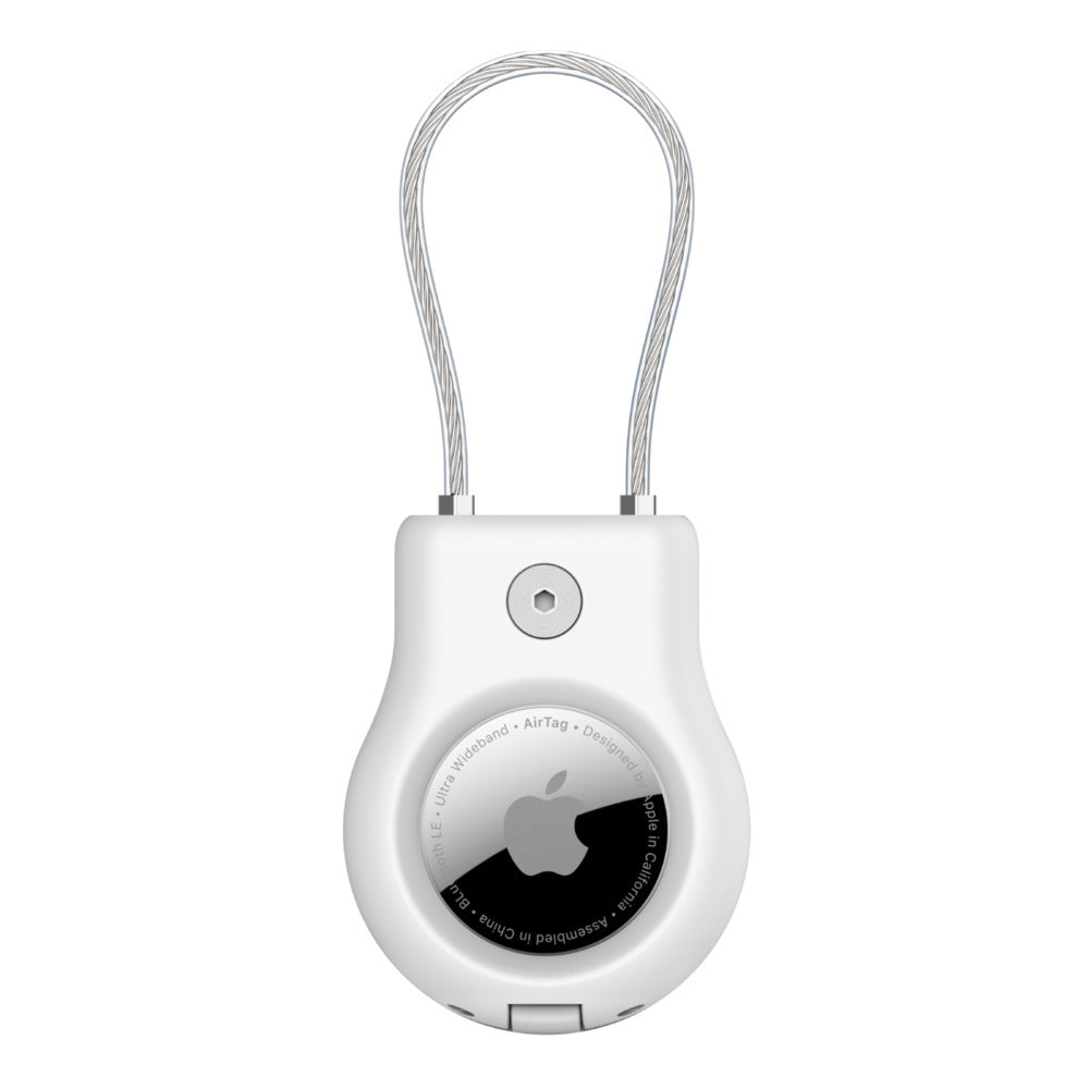 Belkin Hülle – für Apple AirTag, mit Drahtschlaufe, Weiss