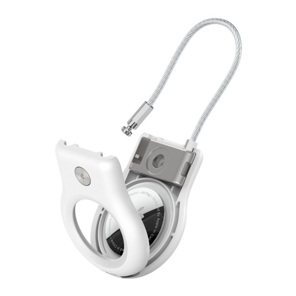 Belkin Hülle – für Apple AirTag, mit Drahtschlaufe, Weiss