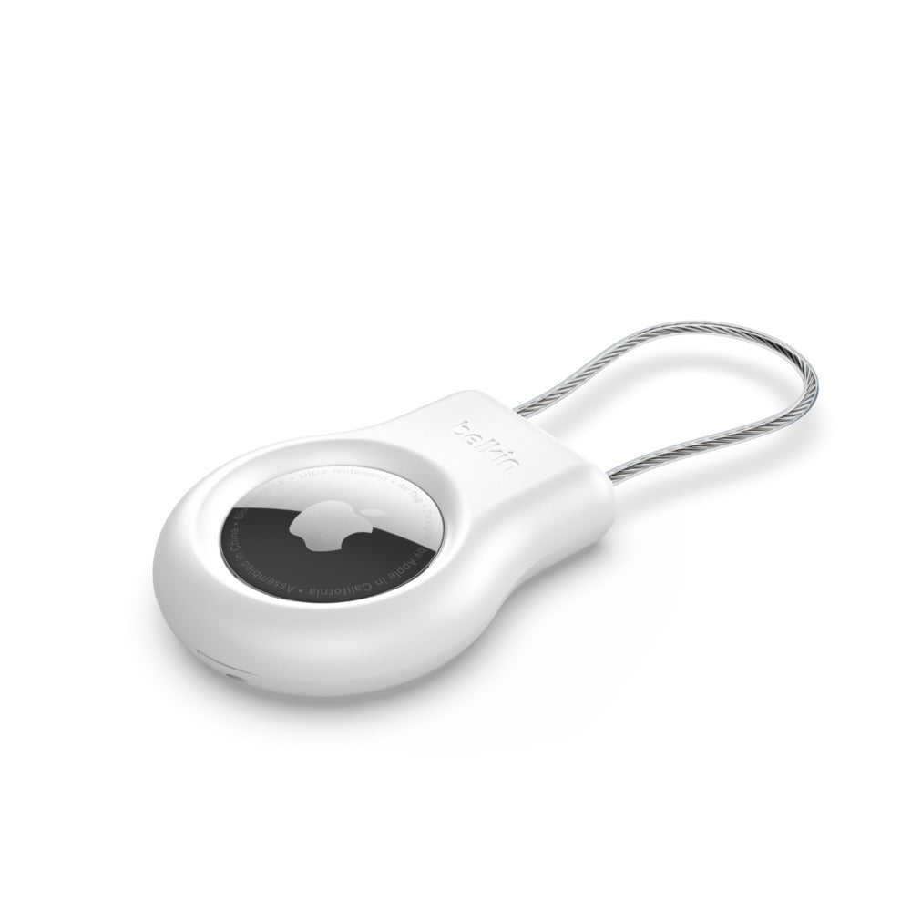 Belkin Hülle – für Apple AirTag, mit Drahtschlaufe, Weiss