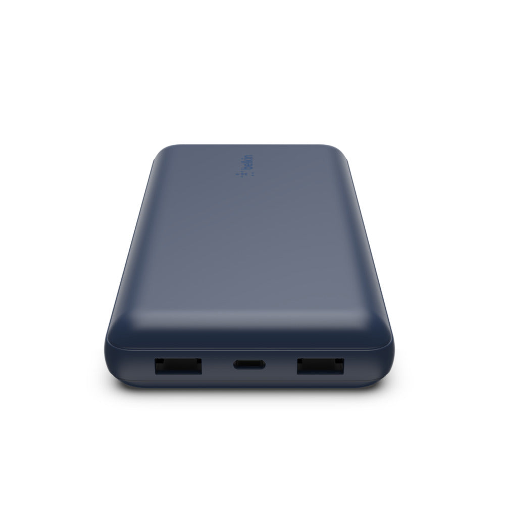 Belkin Powerbank 20000 mAh, 15 W, USB-A, USB-C, Blau