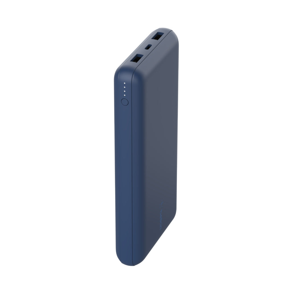 Belkin Powerbank 20000 mAh, 15 W, USB-A, USB-C, Blau