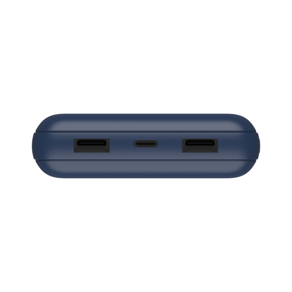 Belkin Powerbank 20000 mAh, 15 W, USB-A, USB-C, Blau