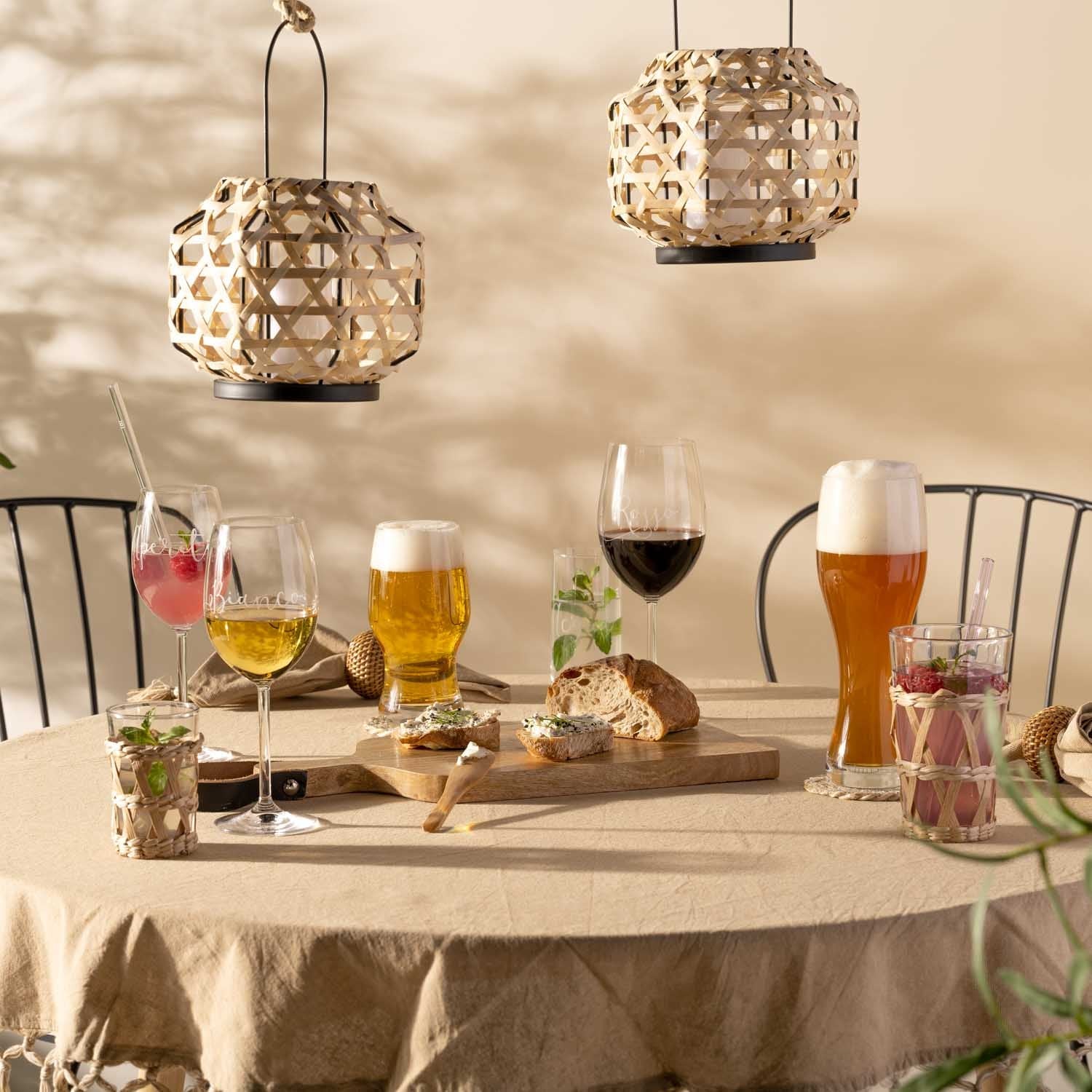 LEONARDO Garda Trinkglas – 0,50 l, Glas, Transparent, 6 Stück