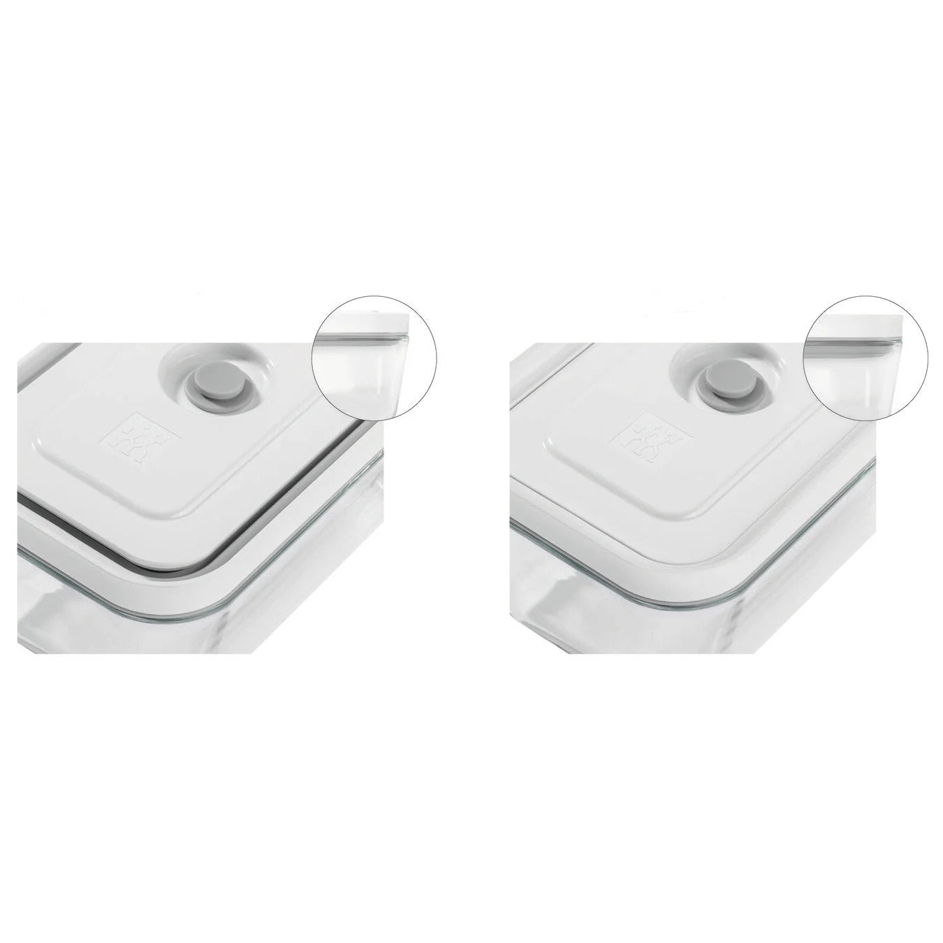 ZWILLING Vakuumbox – 15,5 × 8,5 × 7 cm, 350 ml, Glas