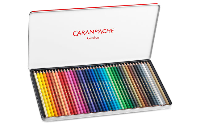 Caran d-Ache Caran d’Ache Swisscolor Farbstifte – 40 Farben, Ø 2,8 mm