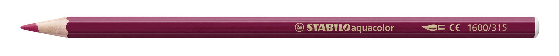 STABILO Aquarellfarbstifte aquacolor Arty – 24 Farben, Ø 2,8 mm