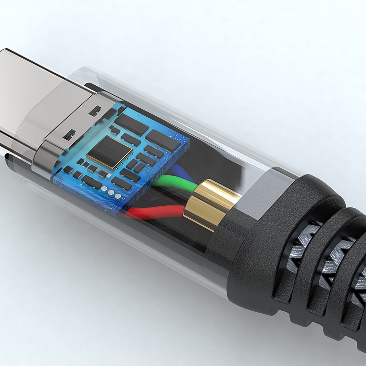 4smarts Daten- & Ladekabel – USB-C auf USB-C 3 m, 100 W, geflochten – für USB-C Geräte