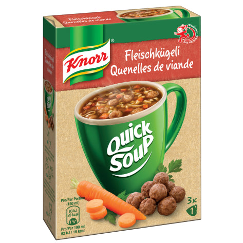 Knorr Quick Soup – Fleischkügeli – 3×22 g