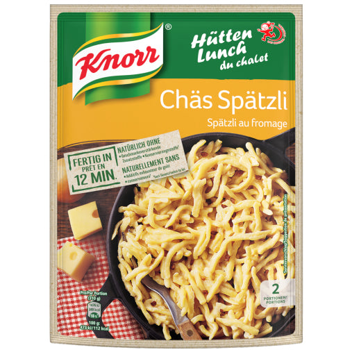 Knorr Hütten Lunch Chäs Spätzli – 170 g