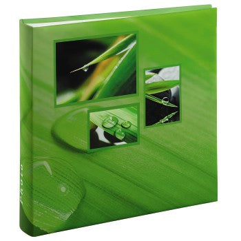 Hama Fotoalbum Jumbo Singo – für 300 × 300 mm, grün, mit Pergaminzwischenblättern, Karton