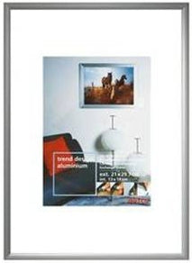 Dufco Wechselrahmen Aluminium, silber matt, 24 × 30 cm