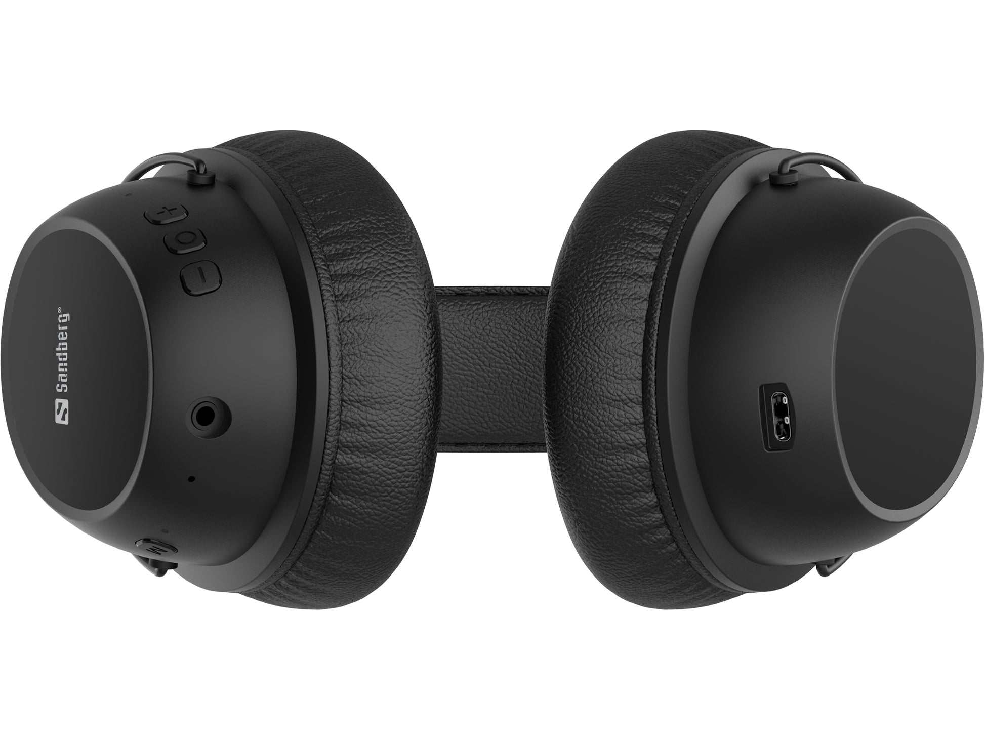 Sandberg FlexMic – Gaming-Headset Over-Ear – Bluetooth, ANC, Abnehmbares Mikrofon – Schwarz – bis 13 h