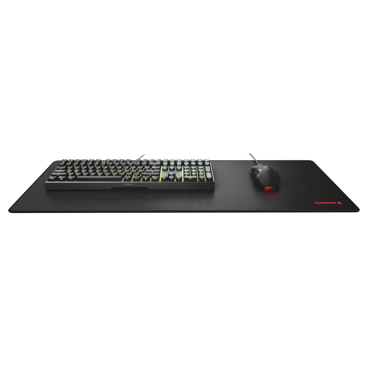 CHERRY MP 2000 Mauspad – Anti-Rutsch-Basis, Schwarz, 800 × 350 × 5 mm