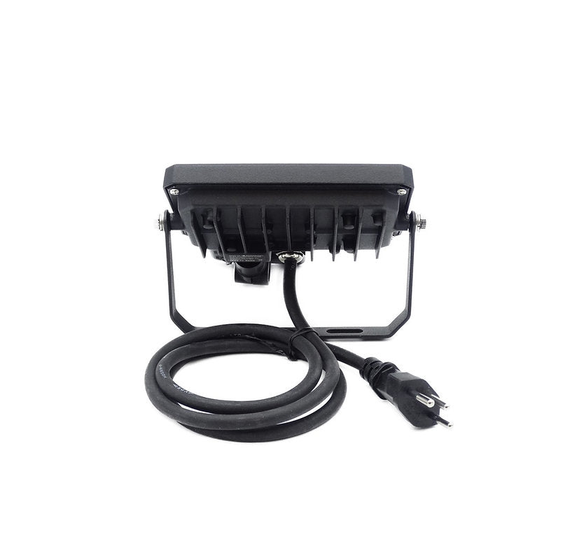 NORDRIDE Wandleuchte Flat – 15,5 × 16,8 cm, 1100 lm, 10 W, 5000 K, IP54, Schwarz, Bewegungssensor (PIR), Dämmerung