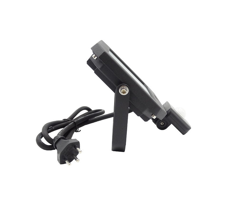 NORDRIDE Wandleuchte Flat – 15,5 × 16,8 cm, 1100 lm, 10 W, 5000 K, IP54, Schwarz, Bewegungssensor (PIR), Dämmerung