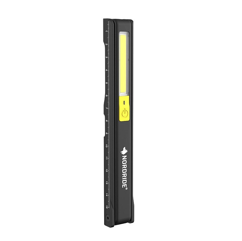 Nordride Handl Flex Taschenlampe – 200 lm, IP54, 600 mAh Akku, USB-C, Magnet – Schwarz