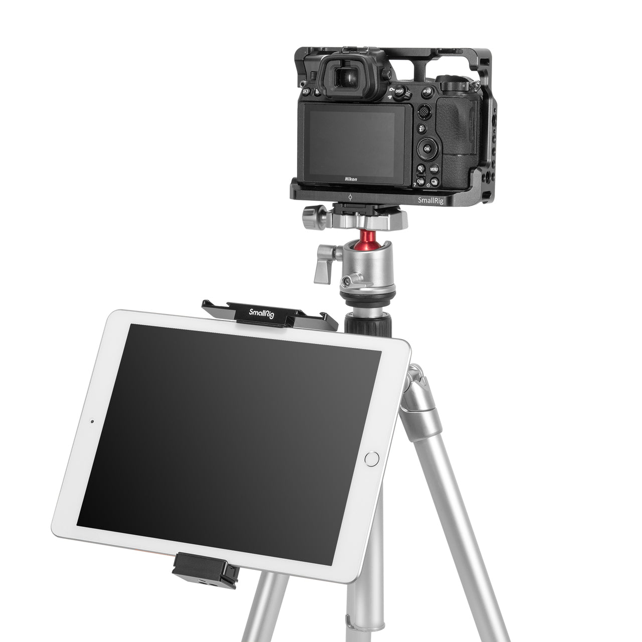 SmallRig 2930 Tablet-Tischhalterung – für iPad bis 12,9", ausziehbar – Schwarz