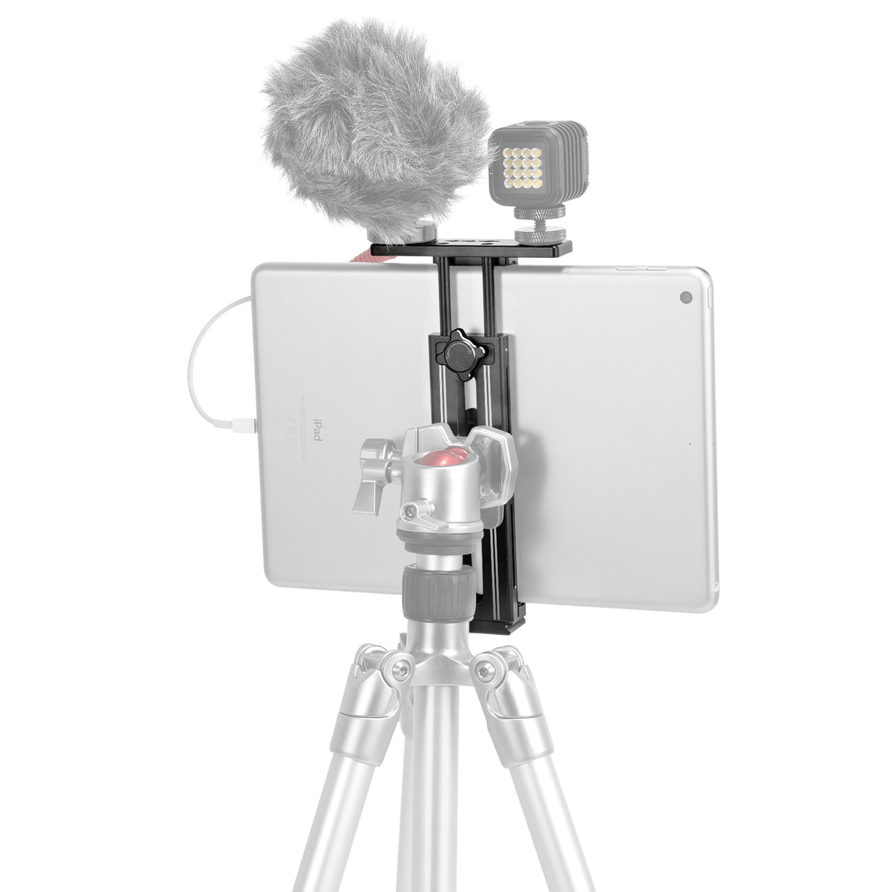SmallRig 2930 Tablet-Tischhalterung – für iPad bis 12,9", ausziehbar – Schwarz