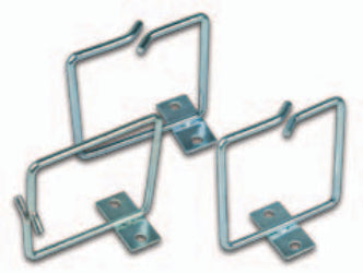 Wirewin KFH 80X80 LF/FG – Kabelhalterung, silber, Metall, 80 mm × 80 mm, 1 Stück