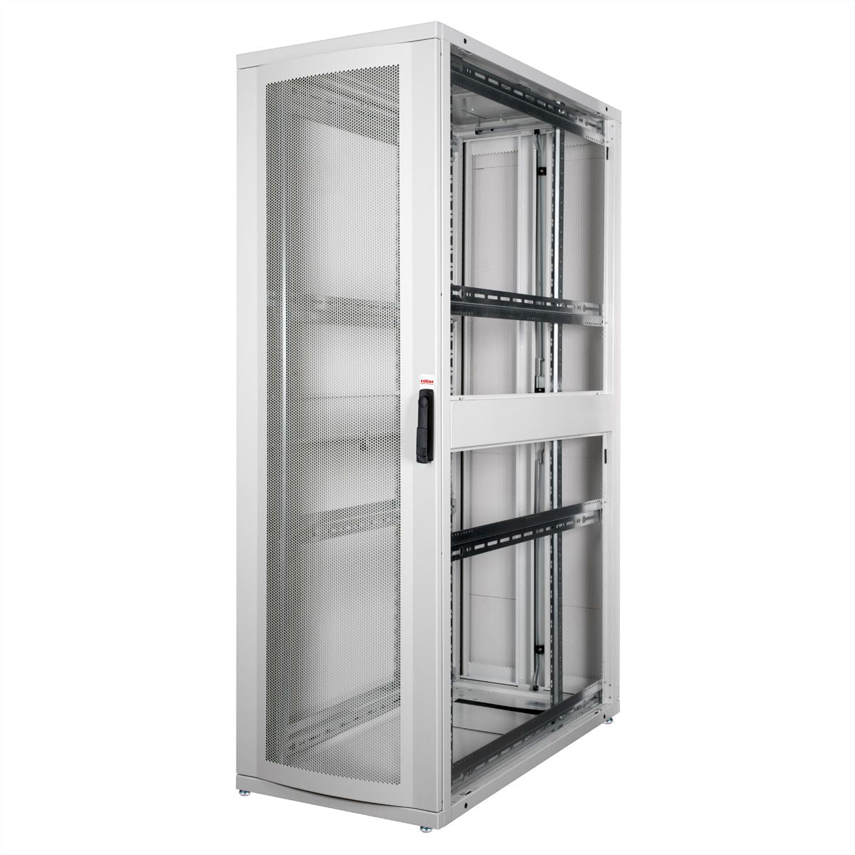 ROLINE Pro – 19" Netzwerkschrank 42U, IP20, abschliessbar, 600 × 1200 × 1970 mm, lichtgrau, Stahl