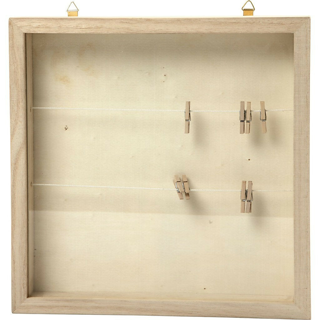 Creativ Company Bilderrahmen – für 23 × 23 cm – Holz, braun