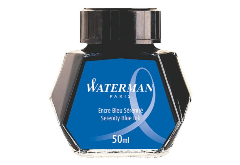Waterman Tinte für Kolbenmechanik, Konverter – blau, geruchsarm, 50 ml