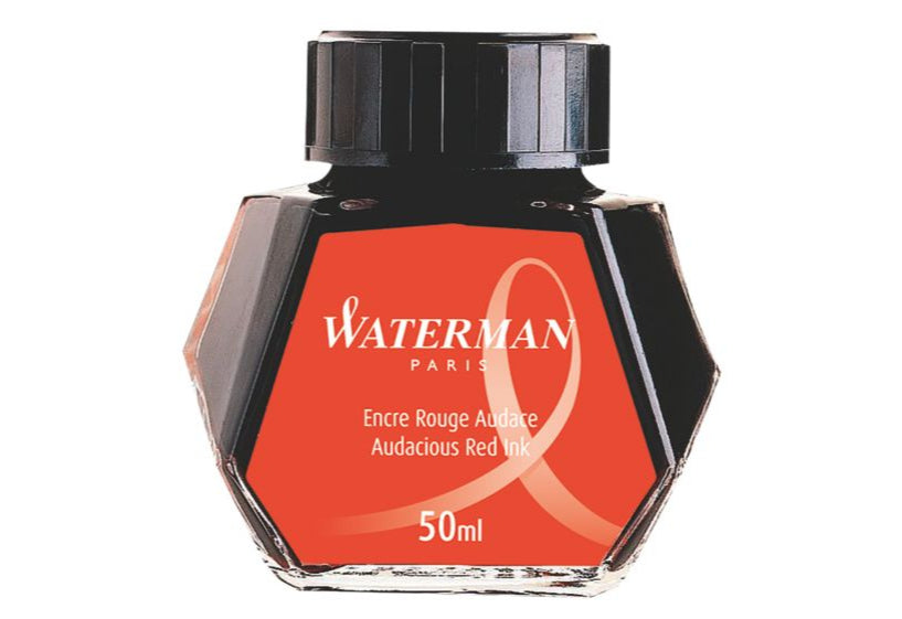 Waterman Tintenglas – Rot, 50 ml, für Füllfederhalter