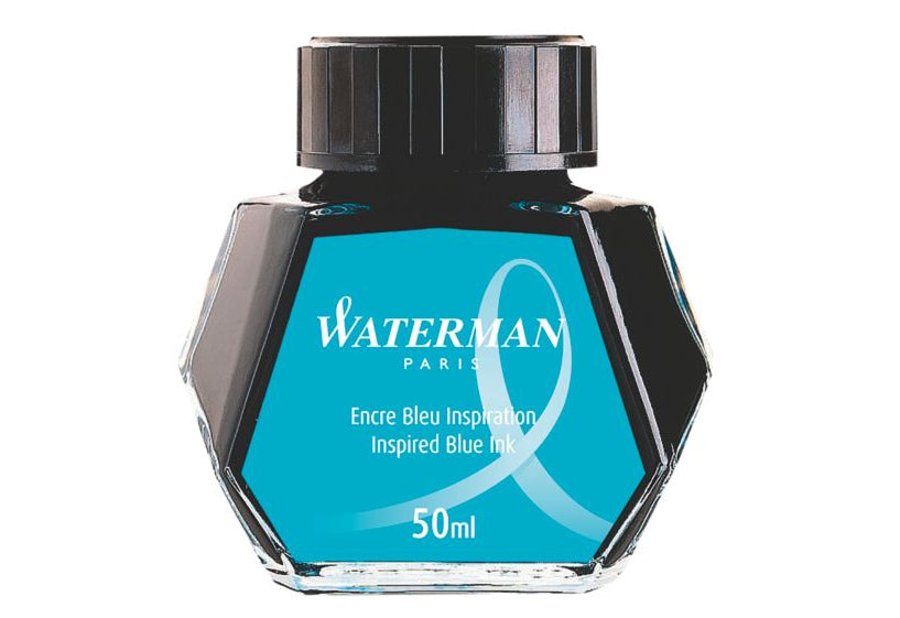 Waterman S0110810 Tintenglas – Blau, 50 ml, für Füllfederhalter