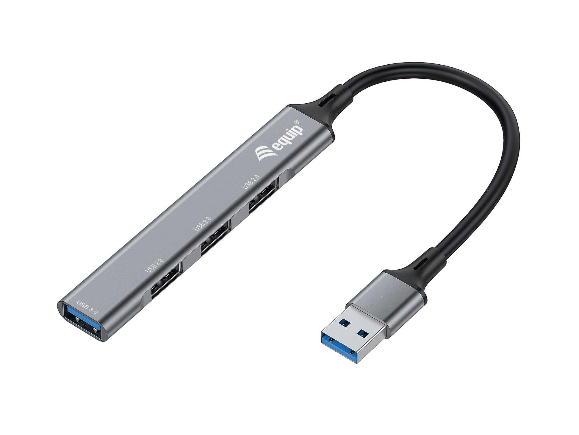 Equip 128960 USB-Hub – USB-A, 1× USB 3.2, 3× USB 2.0