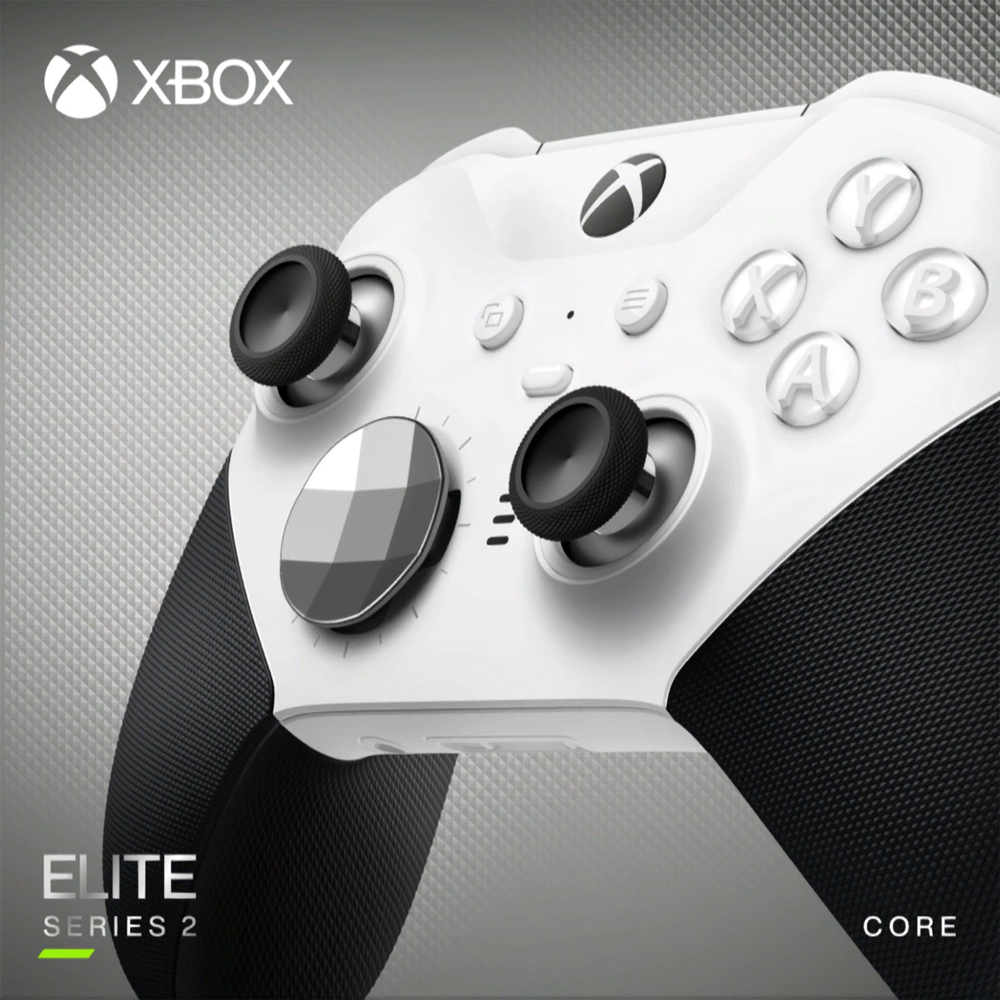 Microsoft Xbox Elite Series 2 Core – Gamepad – USB + Bluetooth, USB-C, 40 h Akku, für Xbox & PC, Weiss