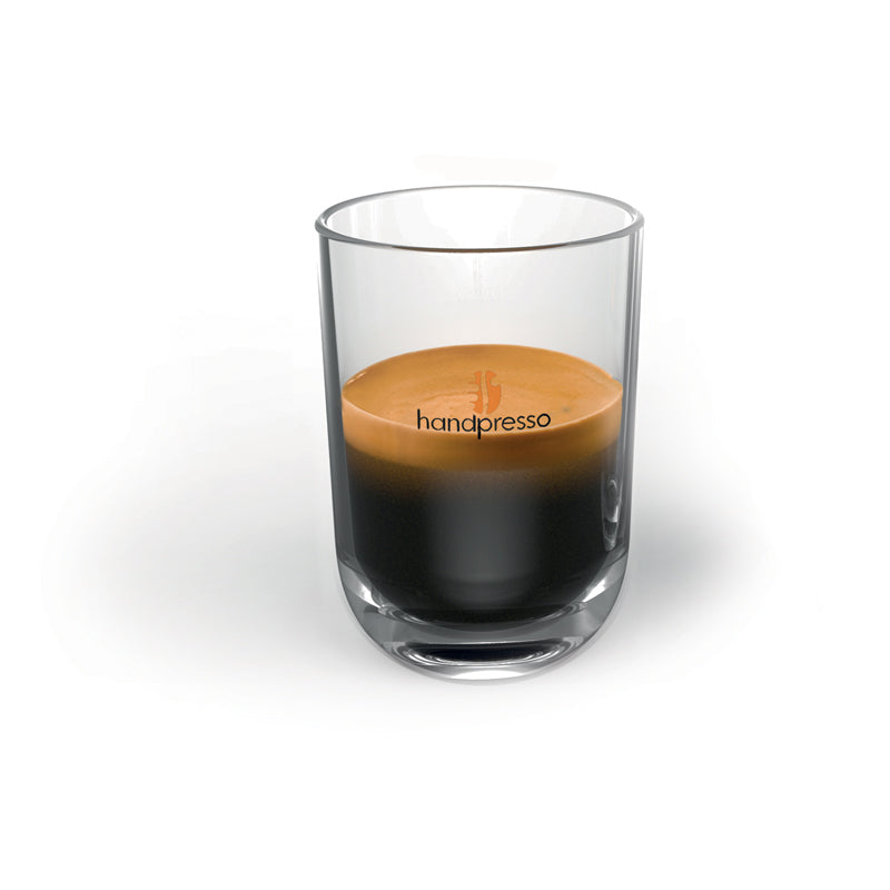 Handpresso Kaffeetasse – 110 ml, Glas, Transparent, bruchfest