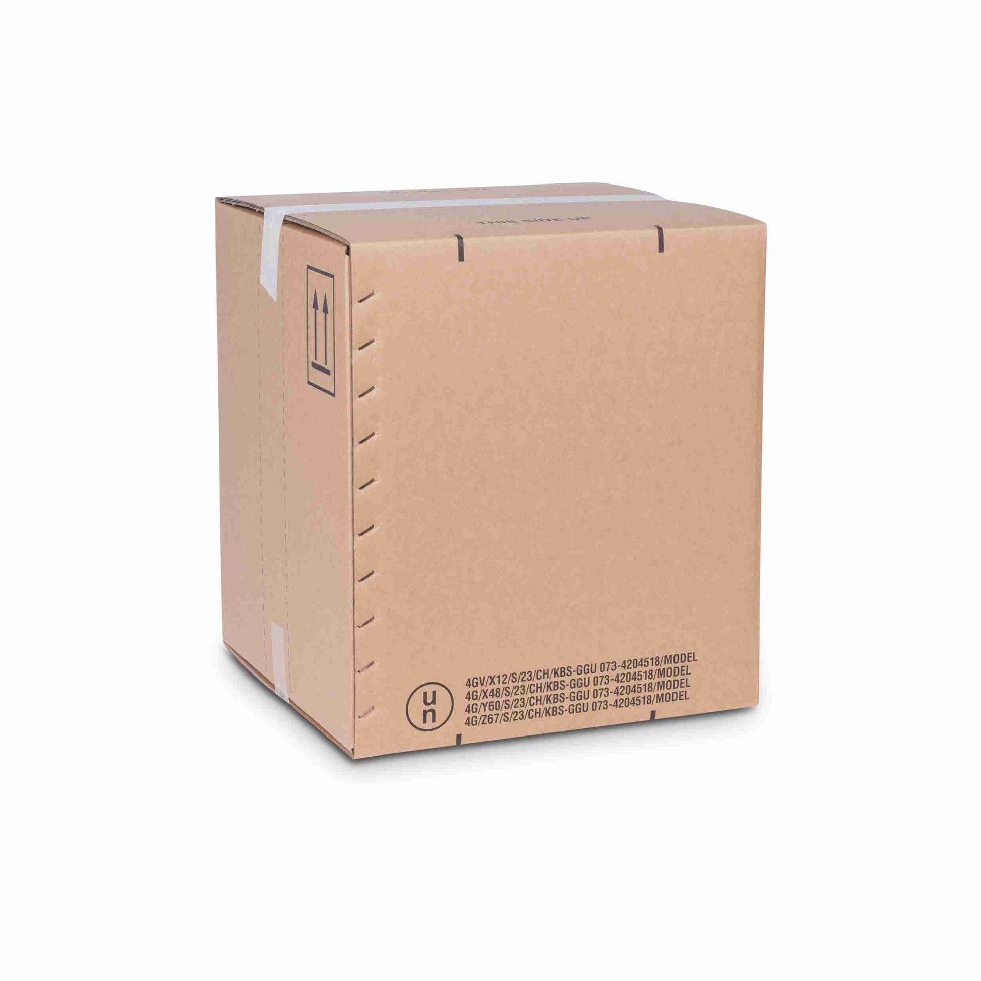 Model Versandverpackung – für UN65/67 – 390 × 390 × 430 mm, braun, Wellkarton – 1 Palette (120 Stk.)