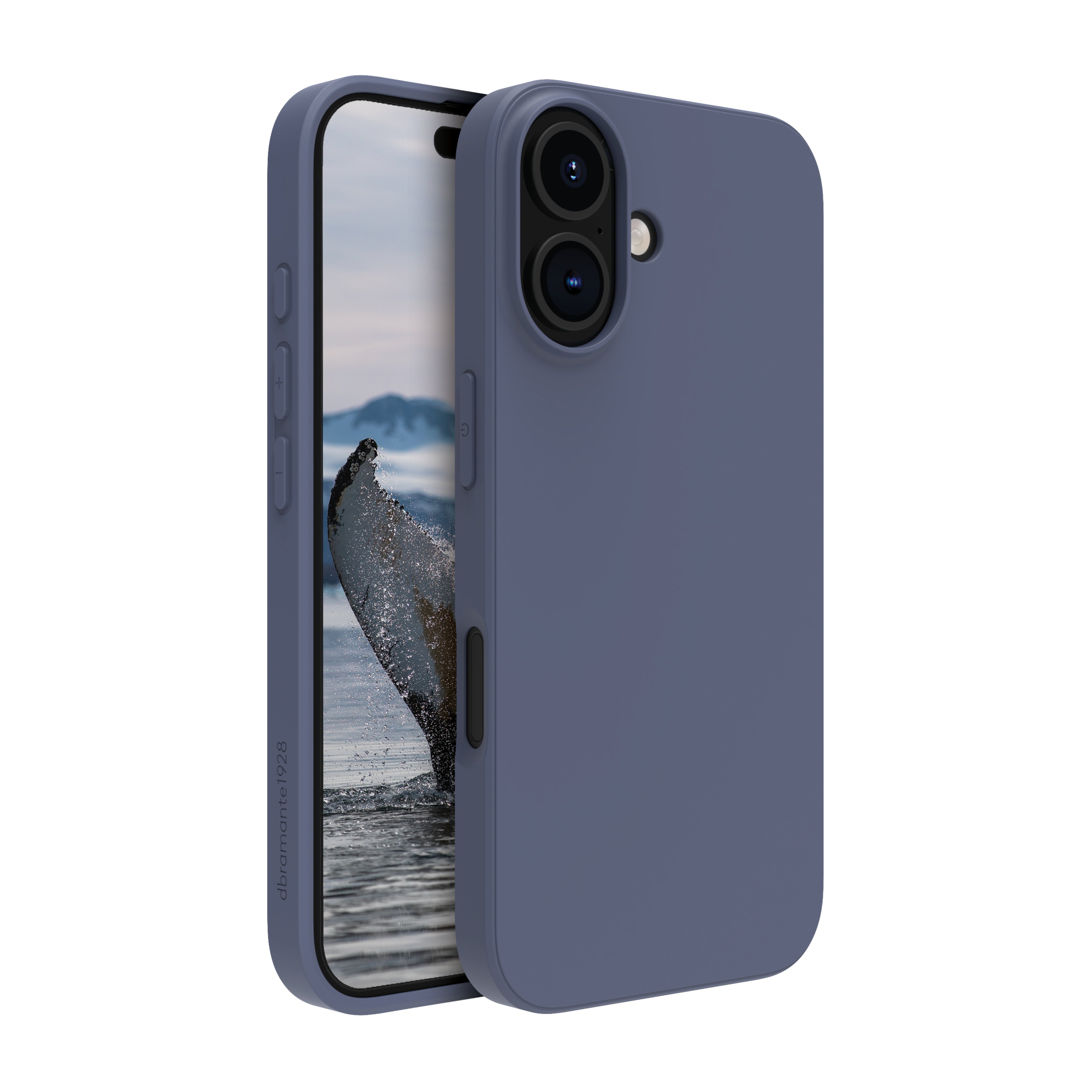 dbramante1928 Greenland Backcover – für Apple iPhone 16, Recycling-Kunststoff, Pacific Blue