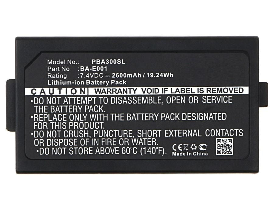 CoreParts Akku 2600 mAh 7,4 V – für PT‑E300/PT‑E500/PT‑E550W und andere, BA-E001