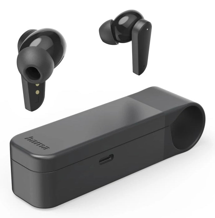 Hama Spirit Pocket II TWS In-Ear – ANC, mit Ladecase, Schwarz, BT 5.3