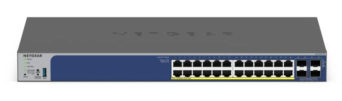 NETGEAR GS728TX – L2/L3 Switch – 24× 10G, 4× SFP+, 19", 1U