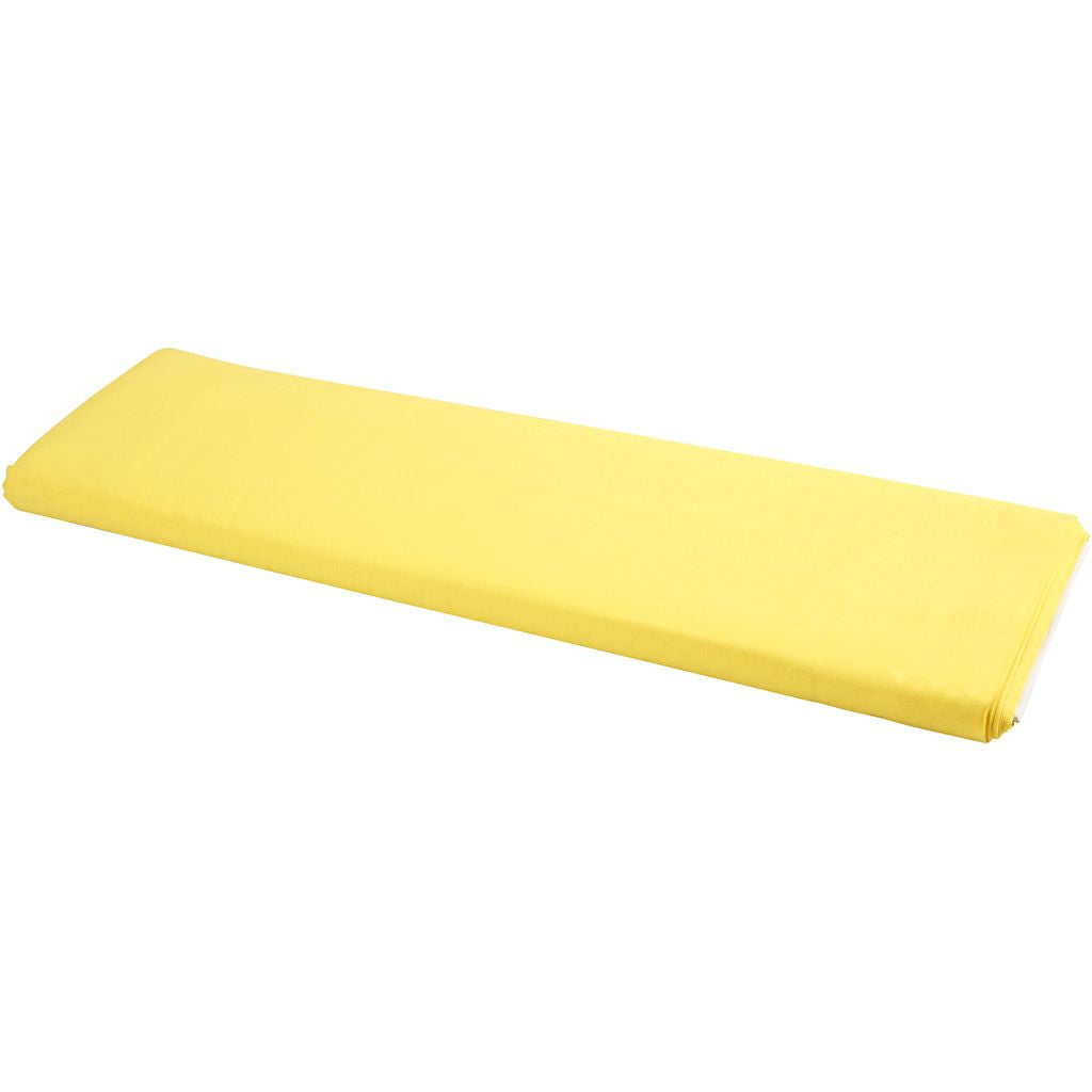 Creativ Company Stoff – gelb – 145 × 1000 cm, Baumwolle